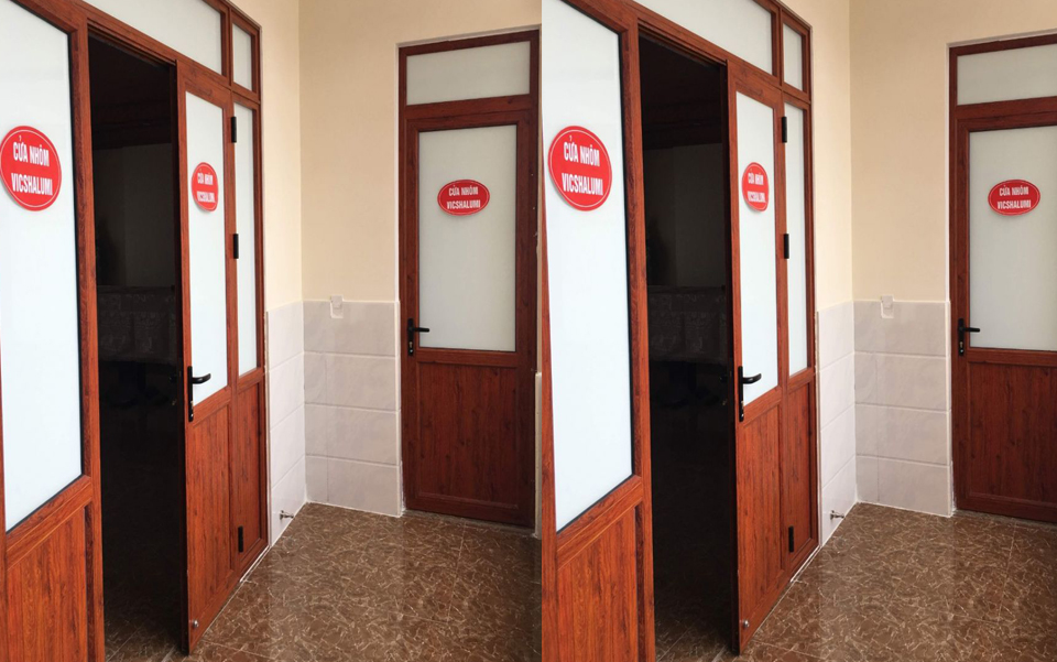 Cửa nhôm hệ 55 Vic