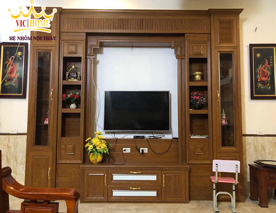 Tủ nhôm hệ nội thất mẫu 02